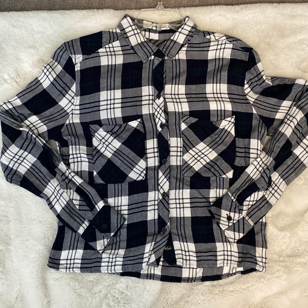 Rails Dylan Plaid Button Up Shirt Nwot! Size S - image 1